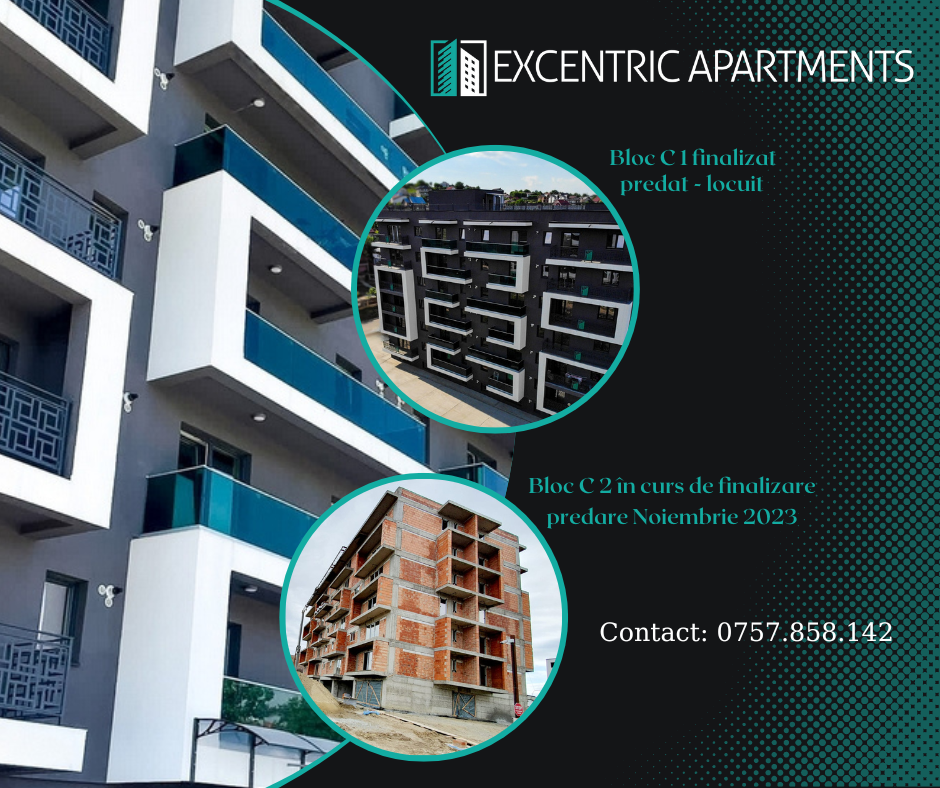 Excentric Apartments - Apartamente noi cu 1 si 2 camere - de vanzare in Visani