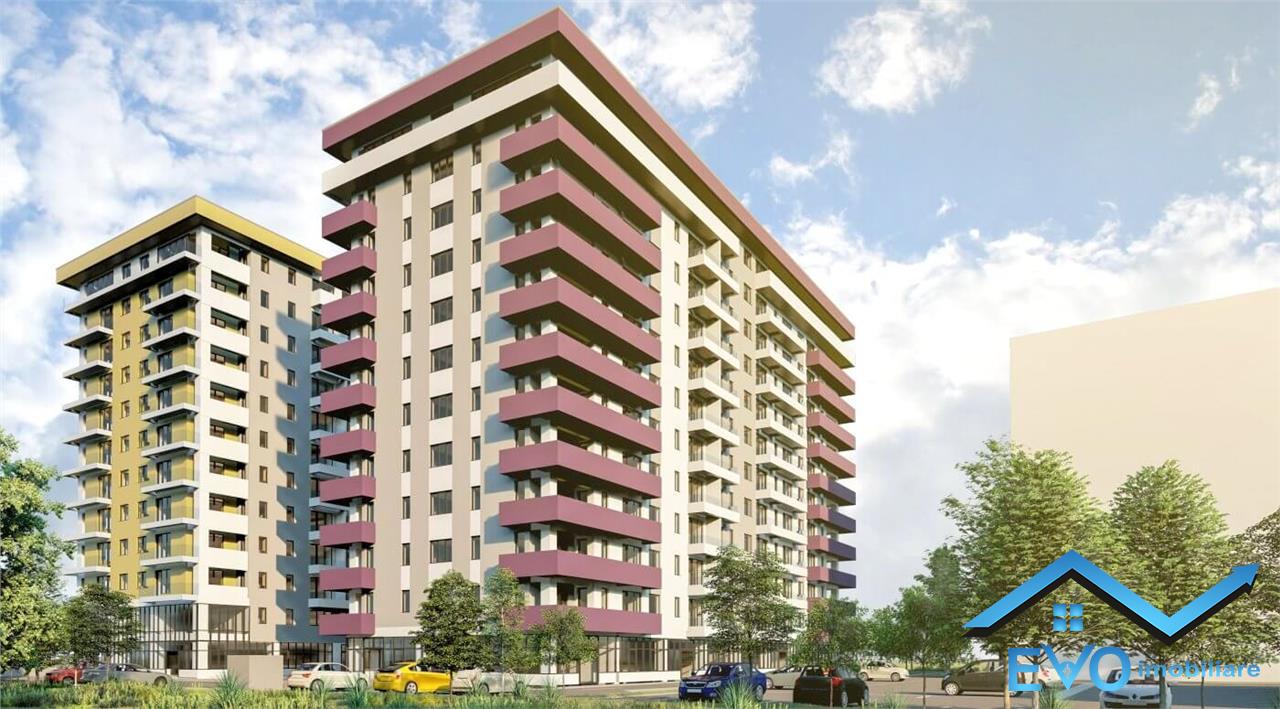 Apartament nou cu 2 camere in Podu Ros, etaj 2, tip 2D, 0% comision